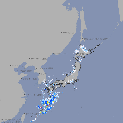 雨雲レーダー