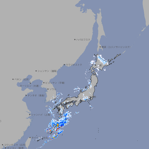 雨雲レーダー