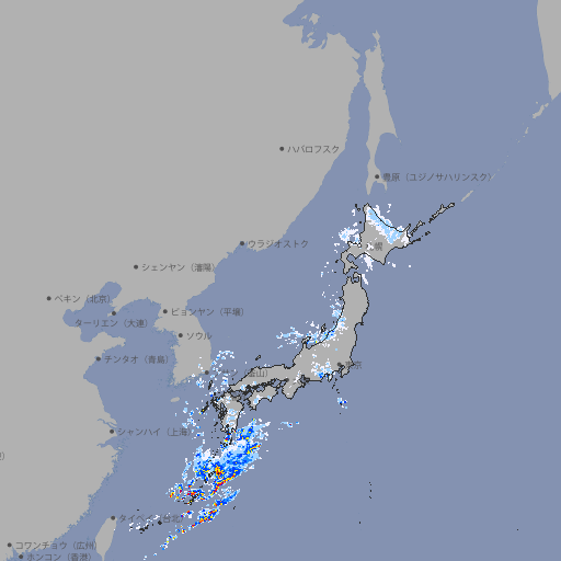 雨雲レーダー