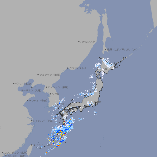 雨雲レーダー