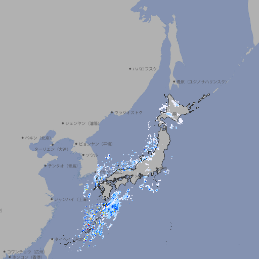 雨雲レーダー