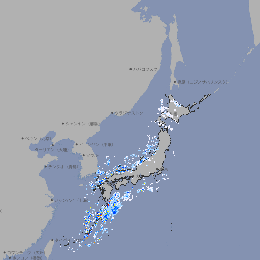 雨雲レーダー