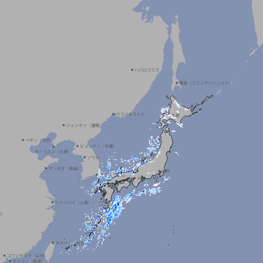 雨雲レーダー