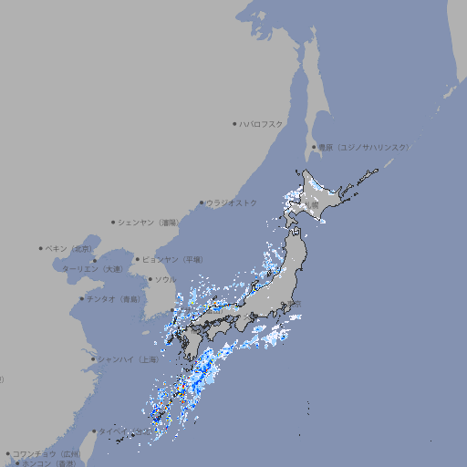 雨雲レーダー