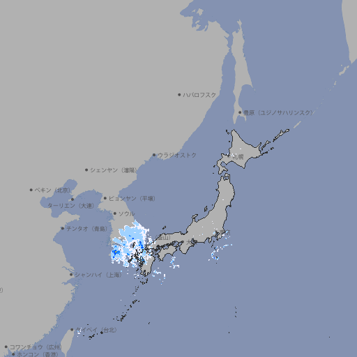 雨雲レーダー