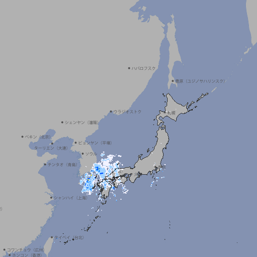 雨雲レーダー