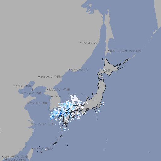雨雲レーダー