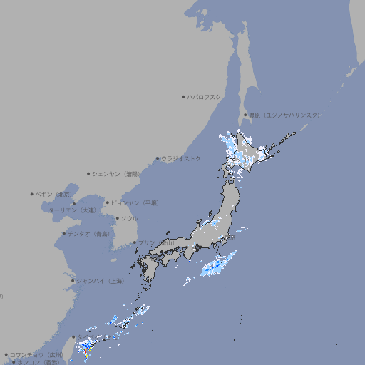 雨雲レーダー