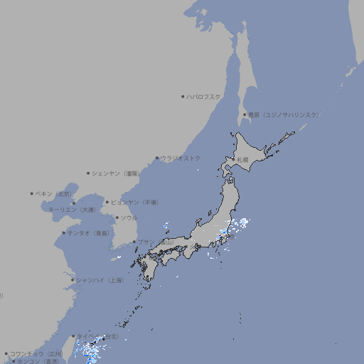 雨雲レーダー