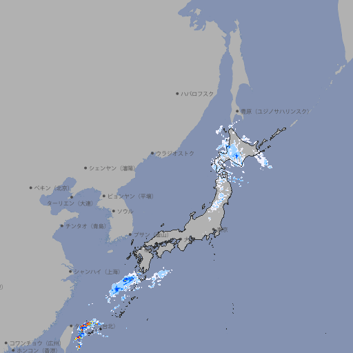 雨雲レーダー