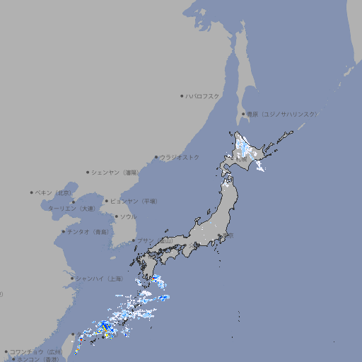 雨雲レーダー