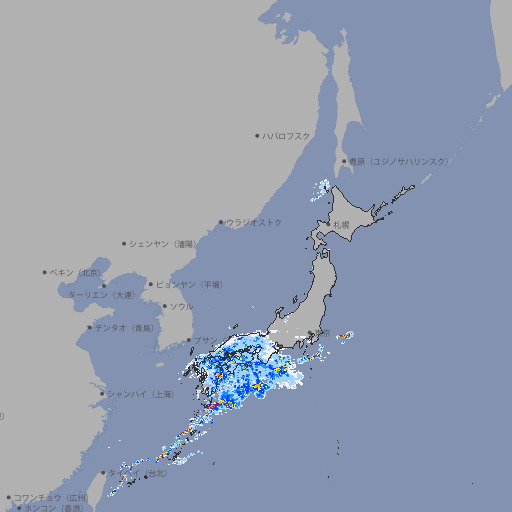 雨雲レーダー