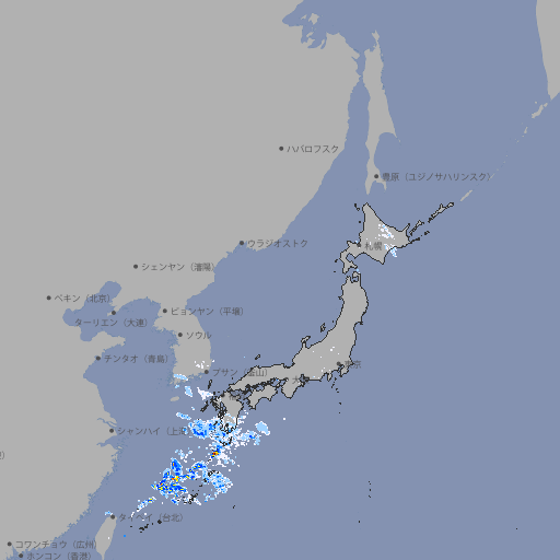 雨雲レーダー
