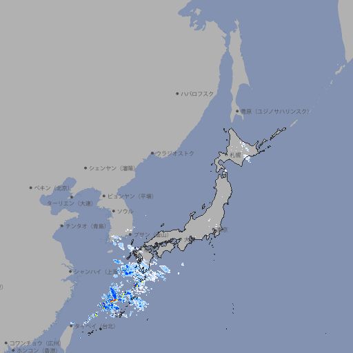 雨雲レーダー