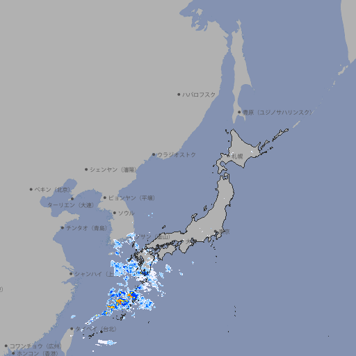雨雲レーダー