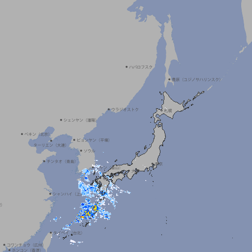 雨雲レーダー
