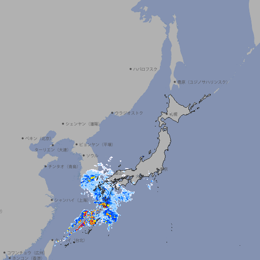 雨雲レーダー