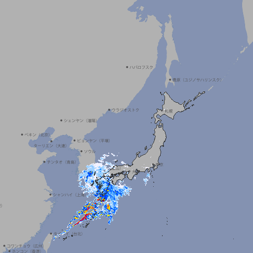 雨雲レーダー