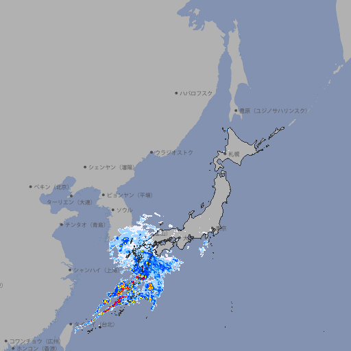 雨雲レーダー