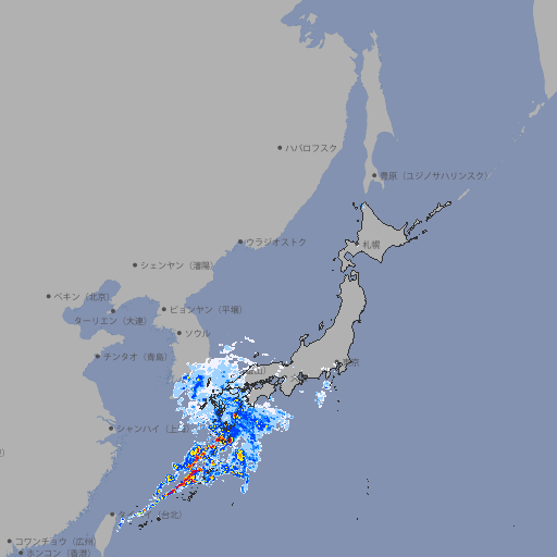 雨雲レーダー