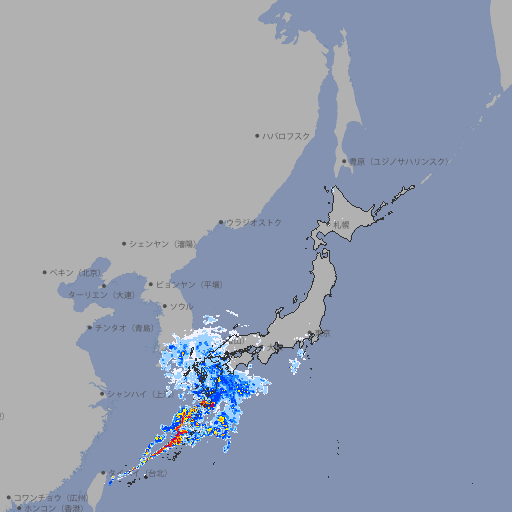 雨雲レーダー