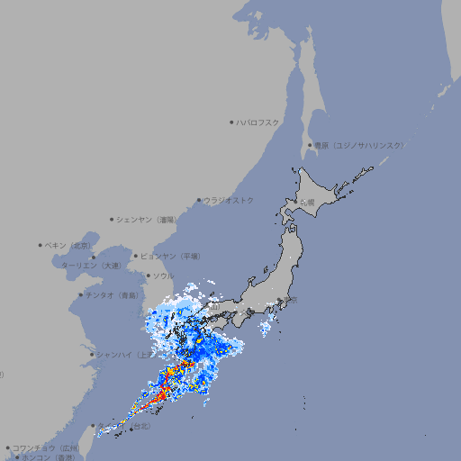 雨雲レーダー