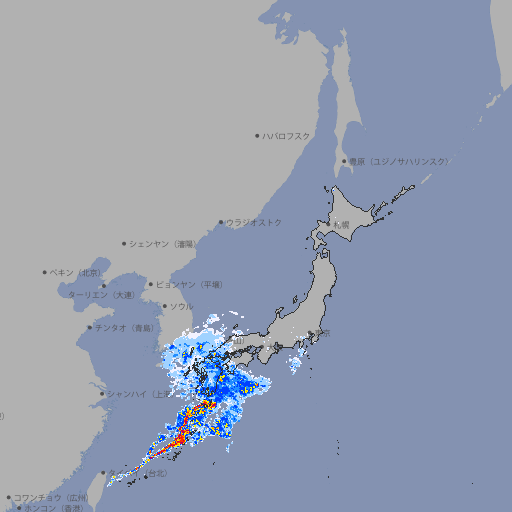 雨雲レーダー