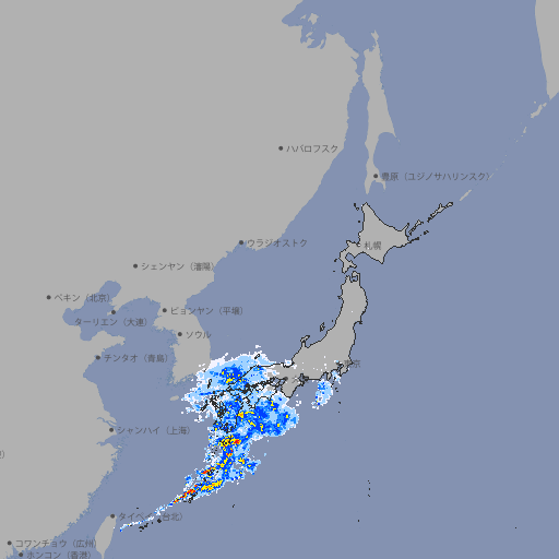 雨雲レーダー