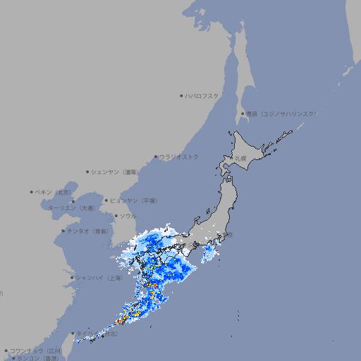雨雲レーダー
