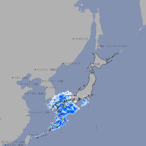 雨雲レーダー