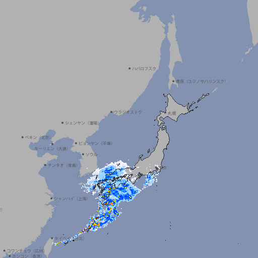 雨雲レーダー