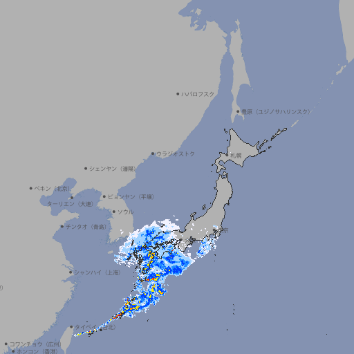 雨雲レーダー