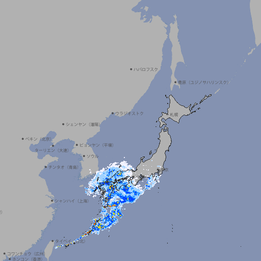 雨雲レーダー