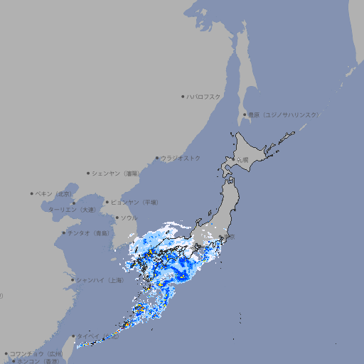 雨雲レーダー