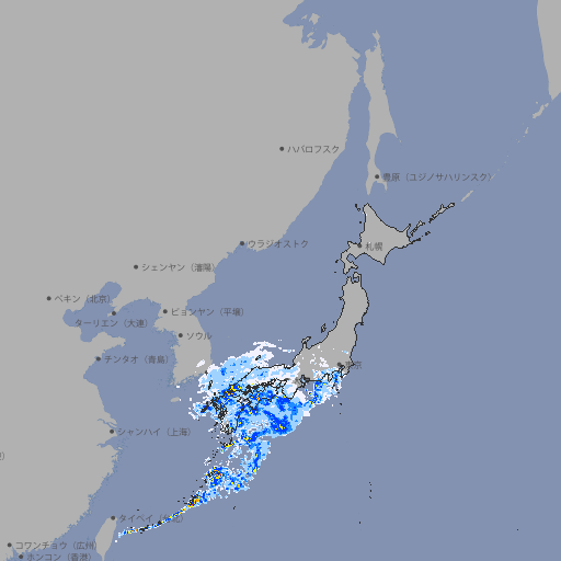 雨雲レーダー