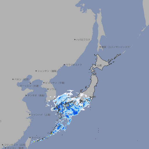 雨雲レーダー