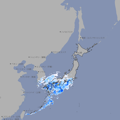 雨雲レーダー