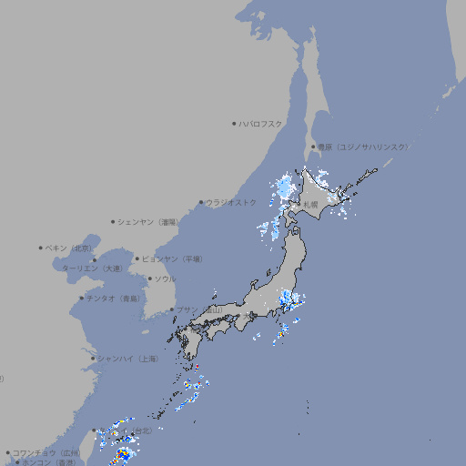 雨雲レーダー