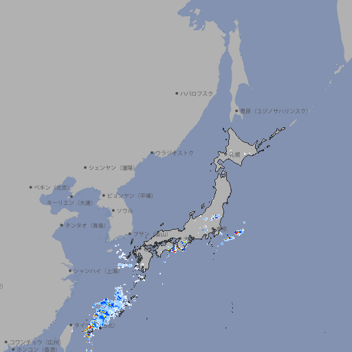 雨雲レーダー
