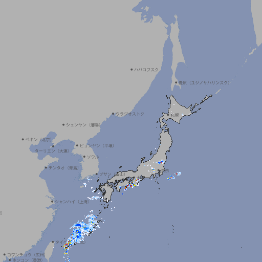 雨雲レーダー