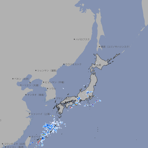 雨雲レーダー