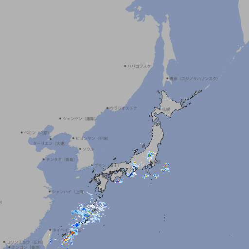 雨雲レーダー