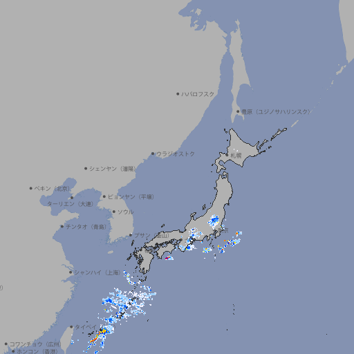 雨雲レーダー