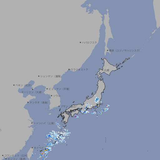 雨雲レーダー