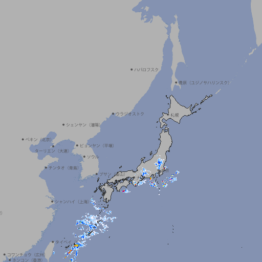 雨雲レーダー