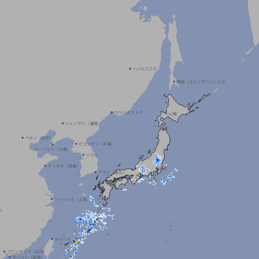 雨雲レーダー