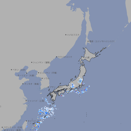 雨雲レーダー