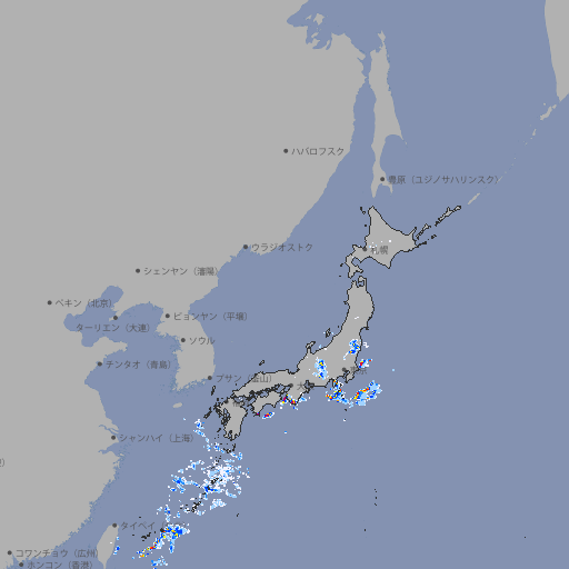 雨雲レーダー