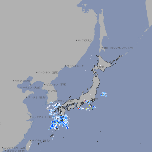 雨雲レーダー