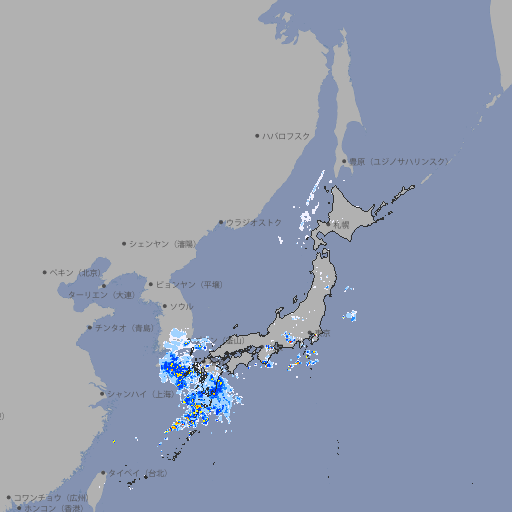 雨雲レーダー